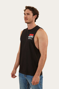 Bout a Truck Mens Muscle Tank - Black