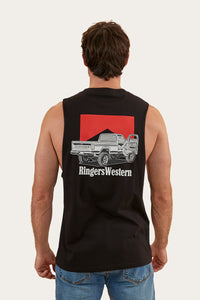 Bout a Truck Mens Muscle Tank - Black