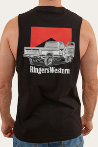 Bout a Truck Mens Muscle Tank - Black