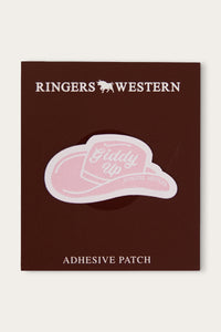 Giddy Up Patch - Pastel Pink