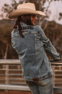 Bundy Unisex Denim Jacket - Light Wash Blue