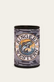 Buckin Barra Stubby Cooler - Black Camo