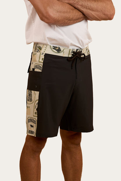 Aint My First Rumbo Mens Swim Short - Charcoal