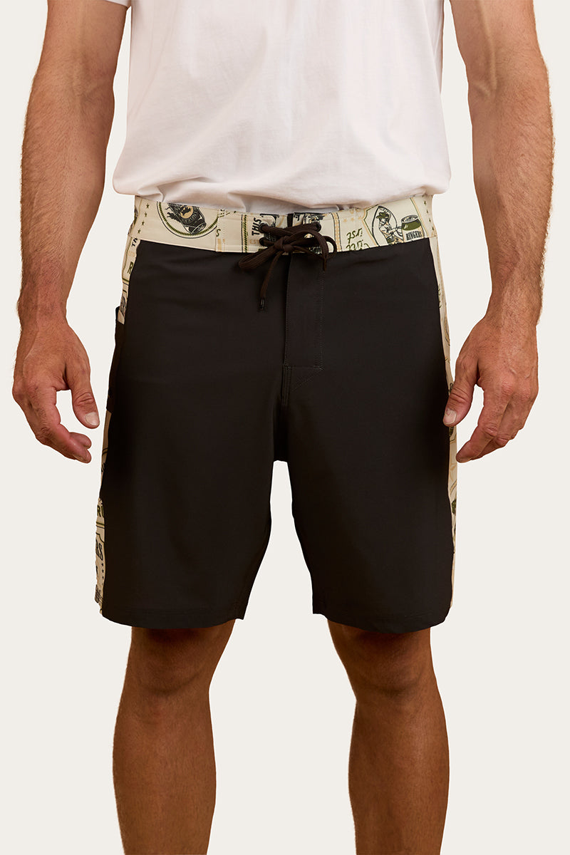 Aint My First Rumbo Mens Swim Short - Charcoal