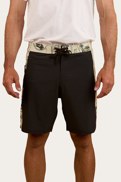 Aint My First Rumbo Mens Swim Short - Charcoal