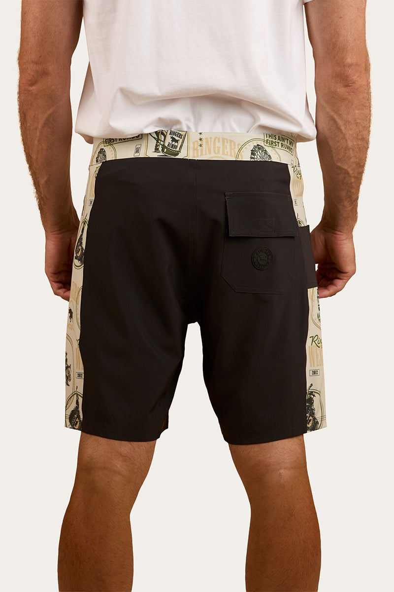 Aint My First Rumbo Mens Swim Short - Charcoal