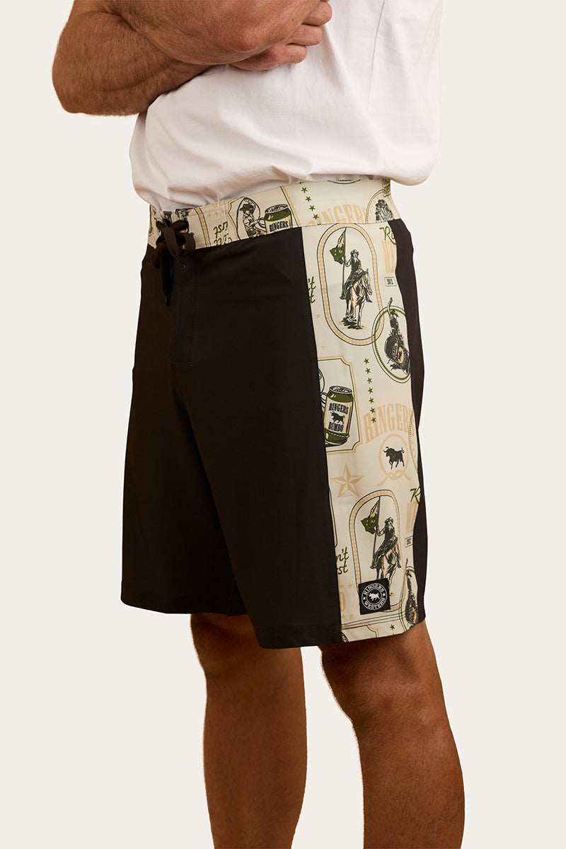 Aint My First Rumbo Mens Swim Short - Charcoal