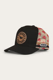 Aussie Rules Deep Fit Trucker Cap - Black