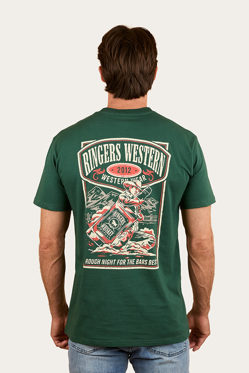 Bars Best Mens Stock Fit T-Shirt - Pine