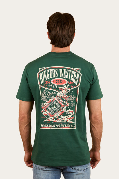 Bars Best Mens Stock Fit T-Shirt - Pine