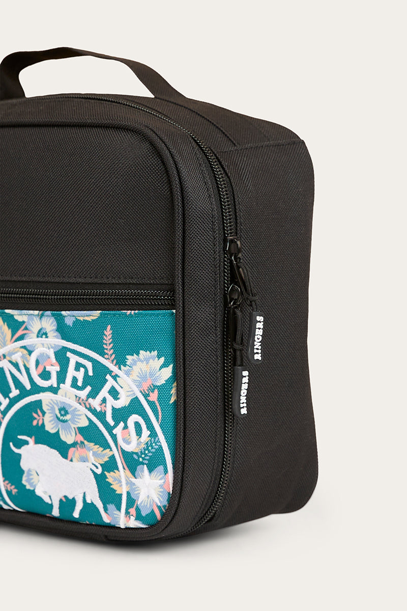 Baxter Lunchbox - Black / Floral