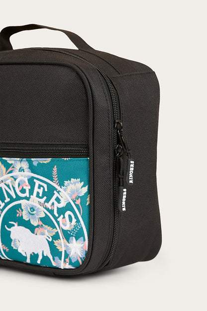 Baxter Lunchbox - Black / Floral