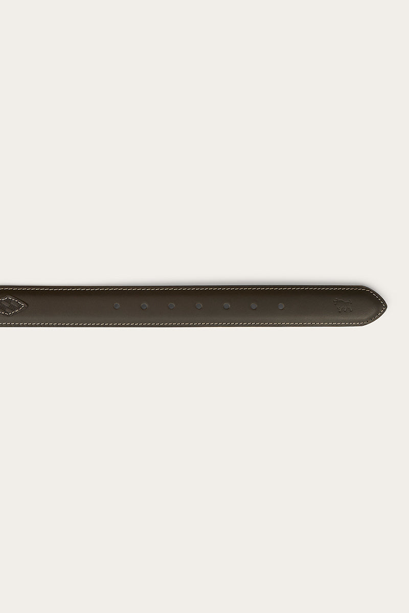 Cattleman Belt - Black / Silver