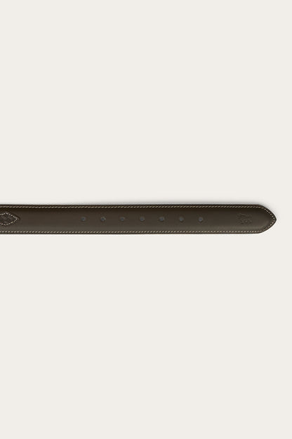 Cattleman Belt - Black / Silver