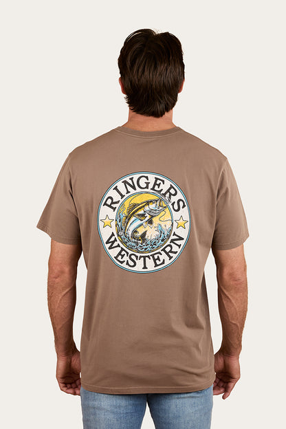 Big Catch Mens Loose Fit T-Shirt - Mushroom