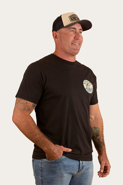 Big Catch Mens Loose Fit T-Shirt - Black