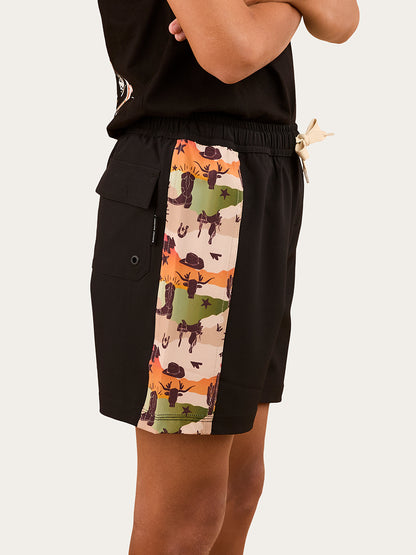 Briggsy Boys Swim Short - Black