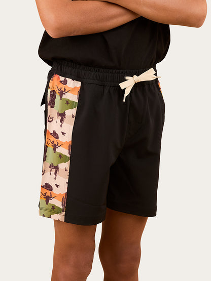 Briggsy Boys Swim Short - Black