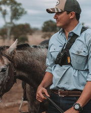 Mens Half Button Work Shirts