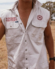 Mens Sleeveless Work Shirts