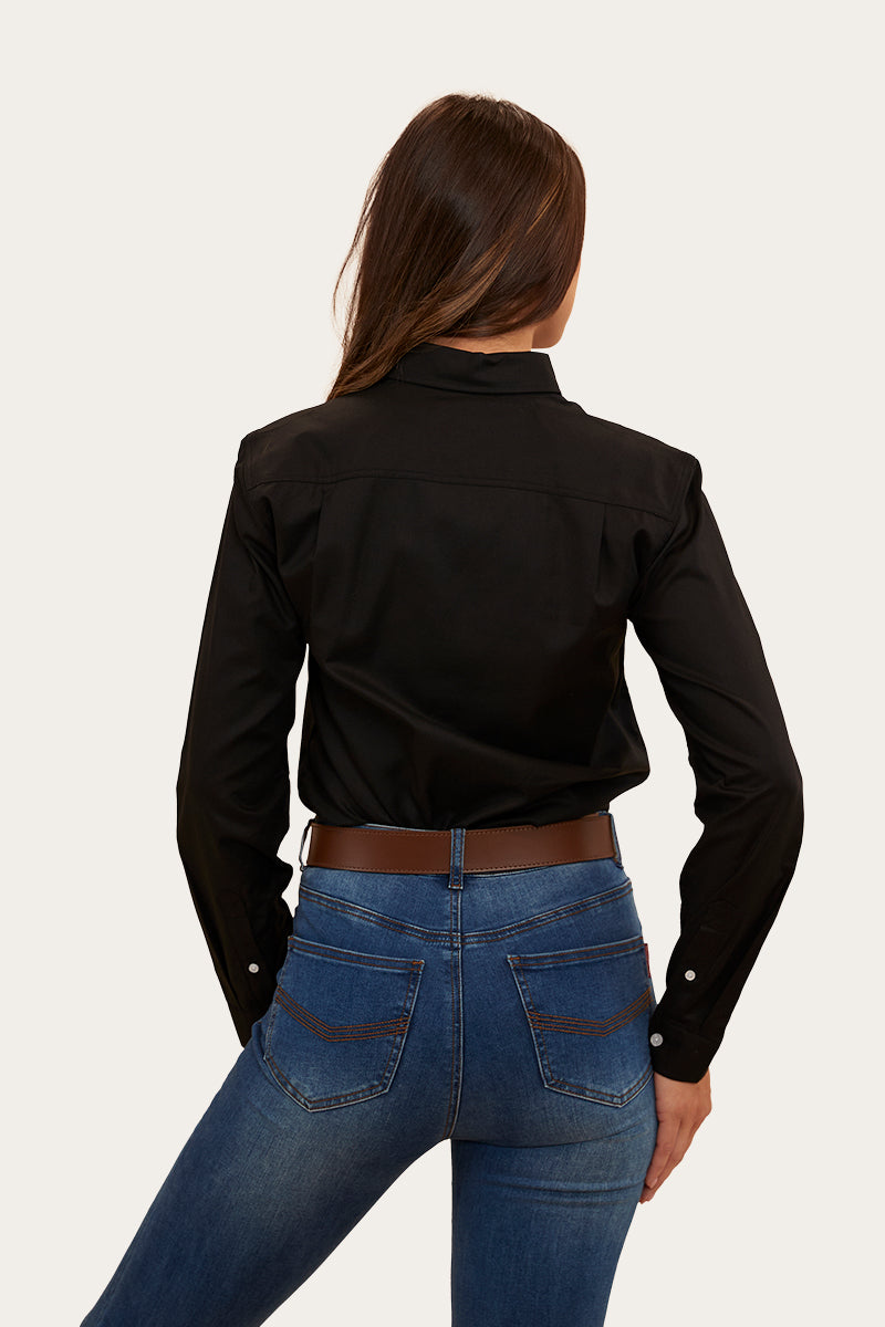 Homestead Womens Dress Shirt Black