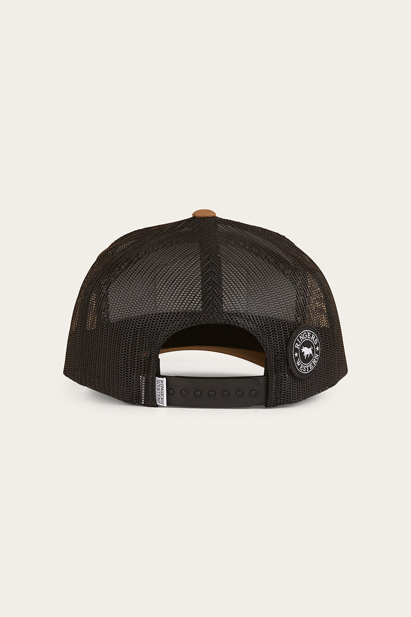 Country Club 7 Panel Cap - Black / Camo