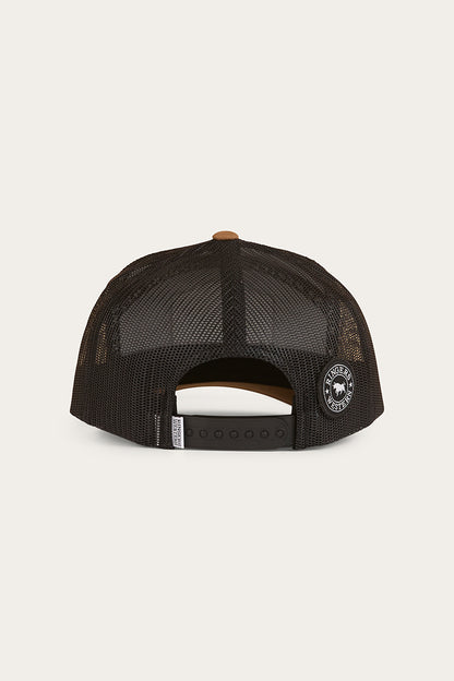 Country Club 7 Panel Cap - Black / Camo