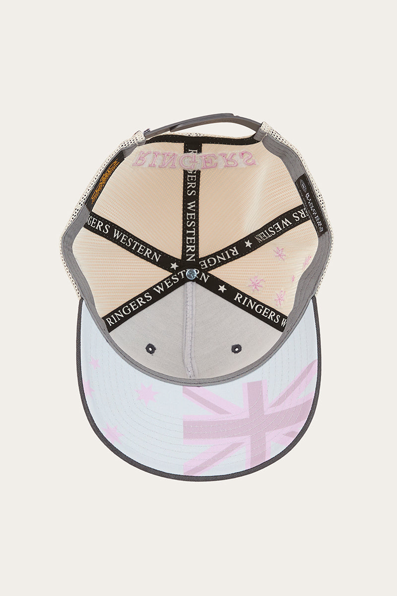 Country Club Deep Fit Trucker Cap - Ballet Pink / Charcoal