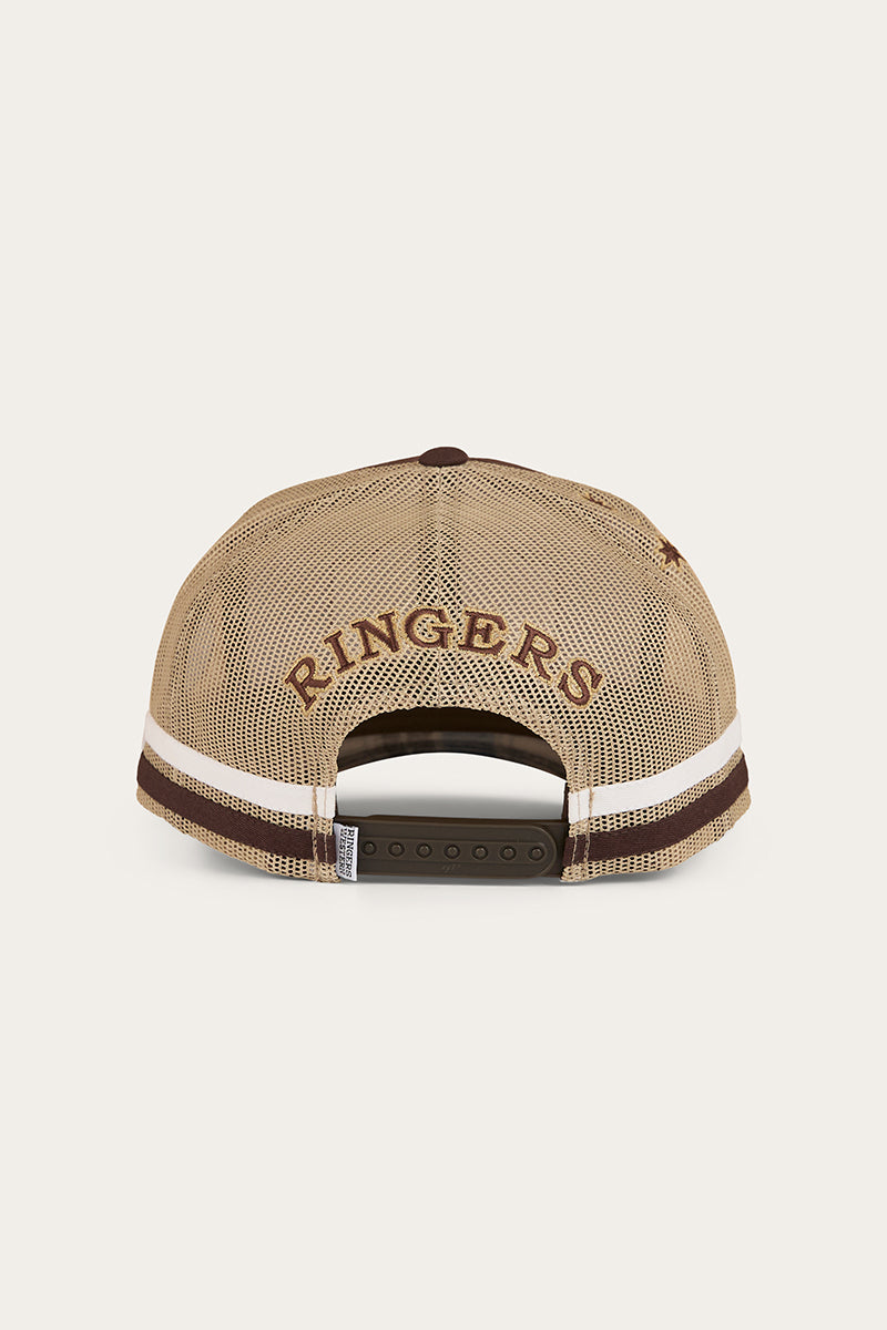 Country Club Deep Fit Trucker Cap - Saddle Brown