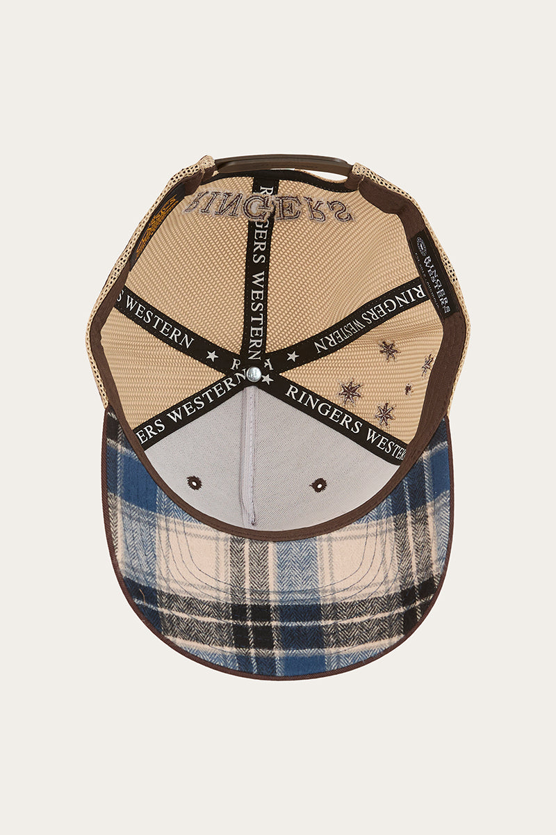 Country Club Deep Fit Trucker Cap - Saddle Brown