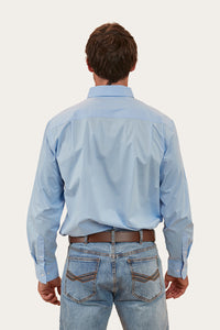 Longreach Mens Plain Dress Shirt - Sky Blue
