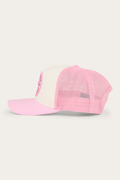 Signature Bull Kids Trucker Cap - Pastel Pink