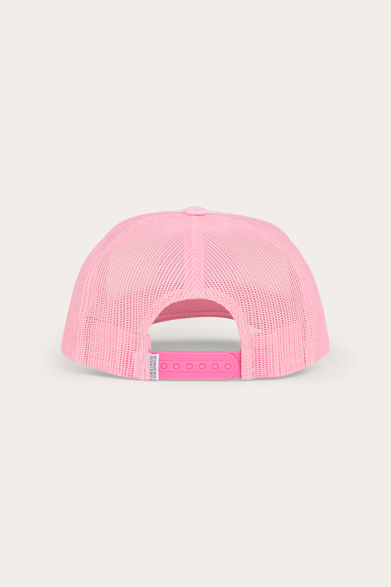 Signature Bull Kids Trucker Cap - Pastel Pink