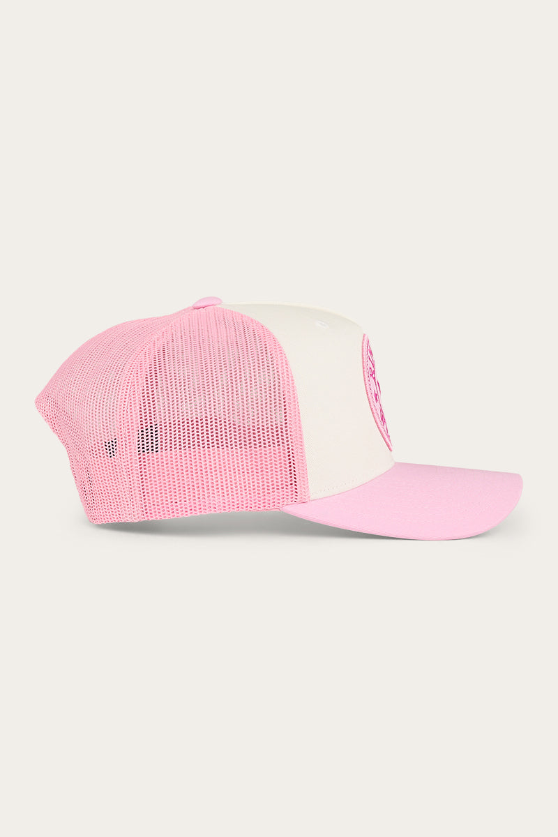 Signature Bull Kids Trucker Cap - Pastel Pink