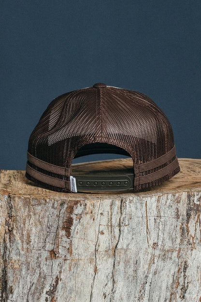 Daisy Trucker Cap - Chocolate