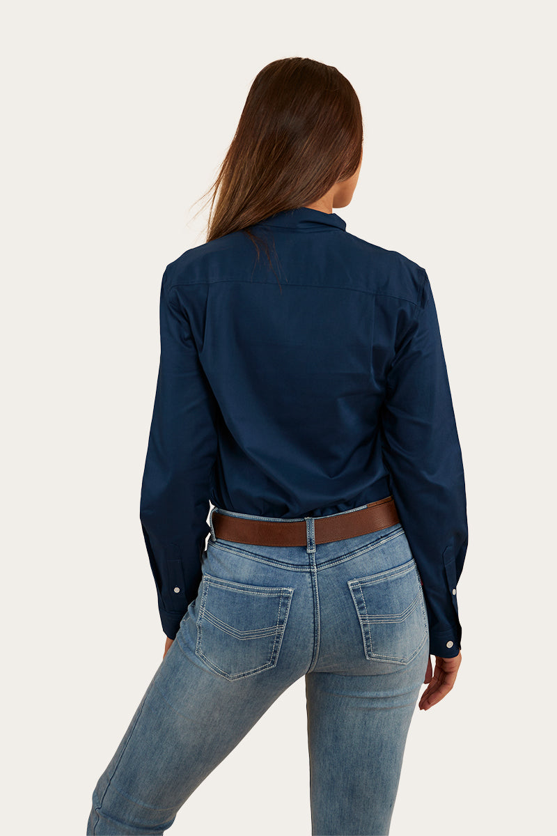 Homestead Womens Dress Shirt Navy