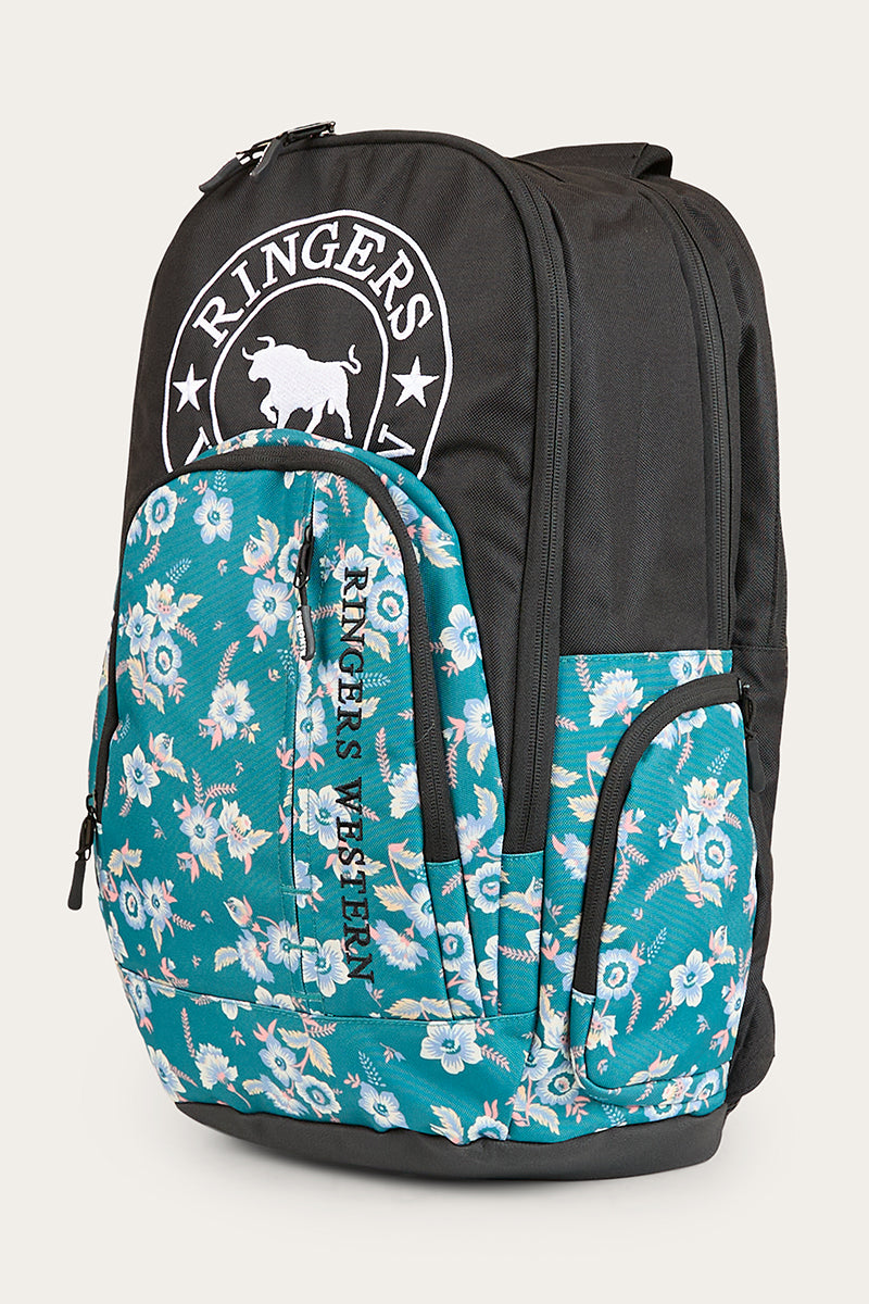 Holtze Backpack - Black / Floral