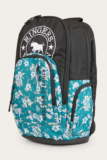 Holtze Backpack - Black / Floral