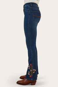 Penny Rodeo Womens High Rise Bootleg Jean - Classic Blue