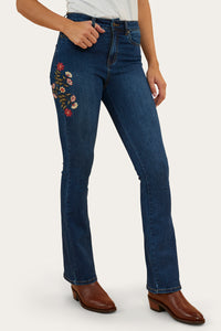 Penny Rodeo Womens High Rise Bootleg Jean - Classic Blue