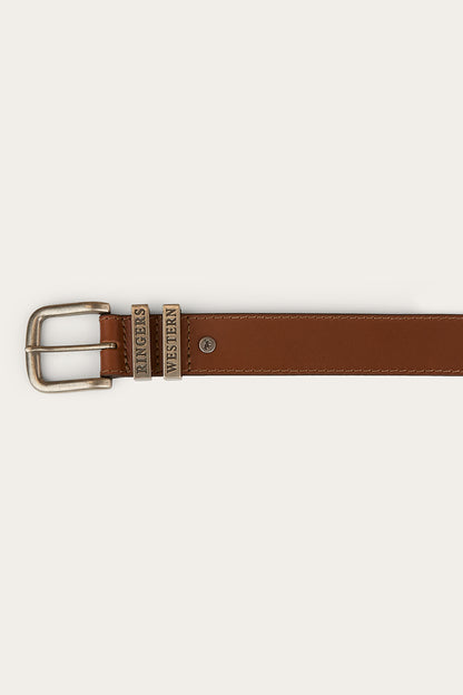 James Belt - Tawny Brown / Silver
