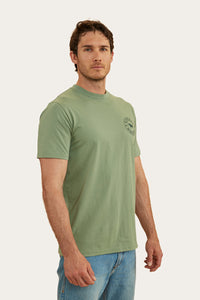 Signature Bull Mens Classic Fit T-Shirt - Leaf/Pine
