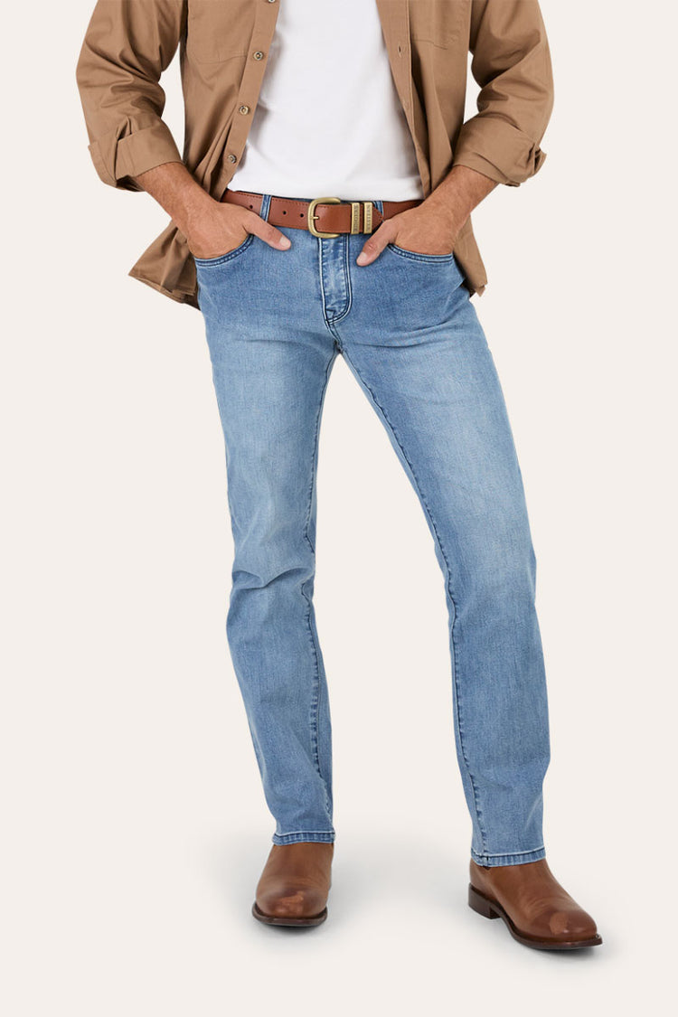 Mitchell Mens Straight Leg Jean - Light Blue