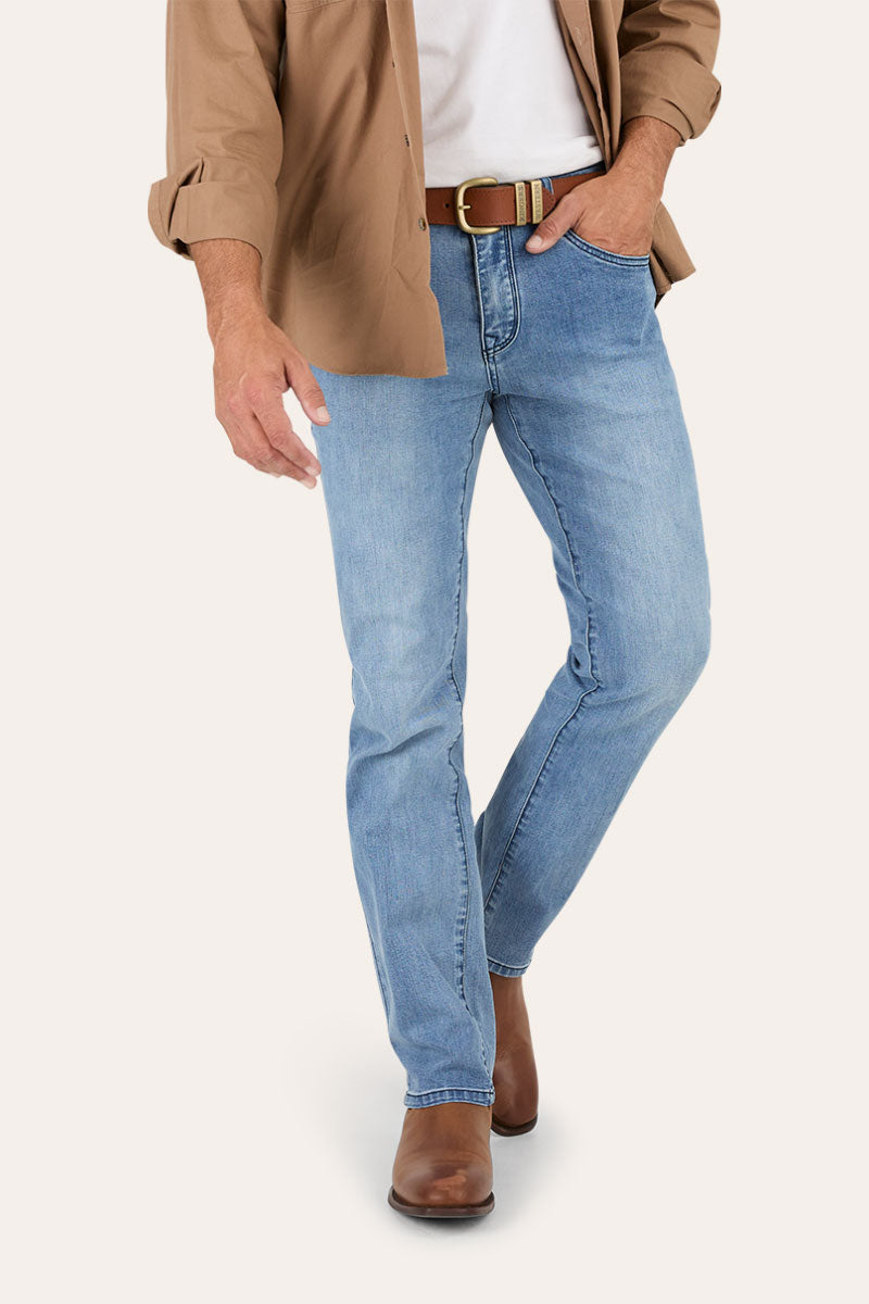 Mitchell Mens Straight Leg Jean - Light Blue