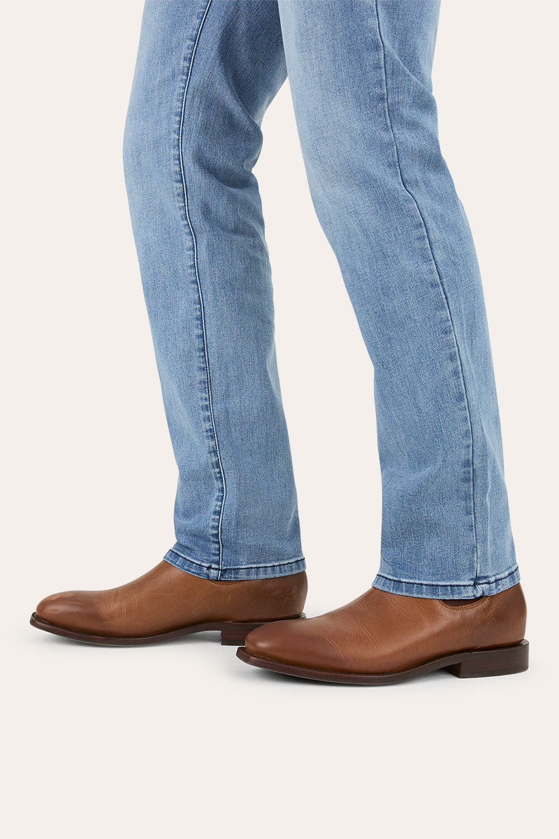 Mitchell Mens Straight Leg Jean - Light Blue