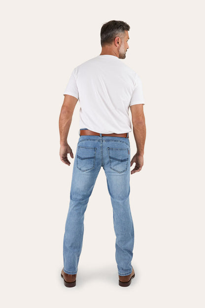 Mitchell Mens Straight Leg Jean - Light Blue