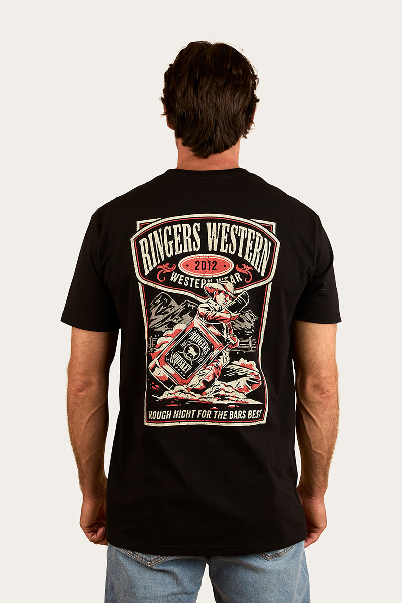 Bars Best Mens Stock Fit T-Shirt - Black