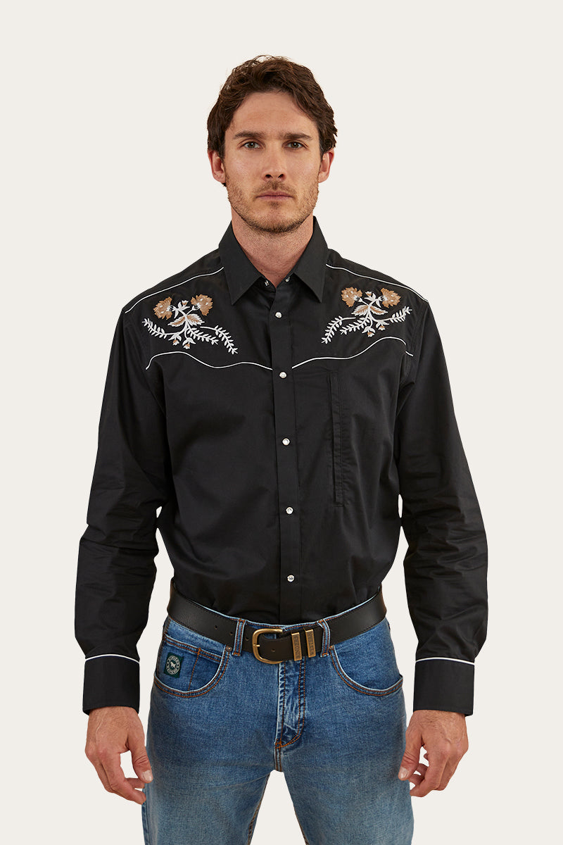 Neilson Mens Western Shirt - Black