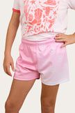 Signature Bull Kids Footy Short - Pink