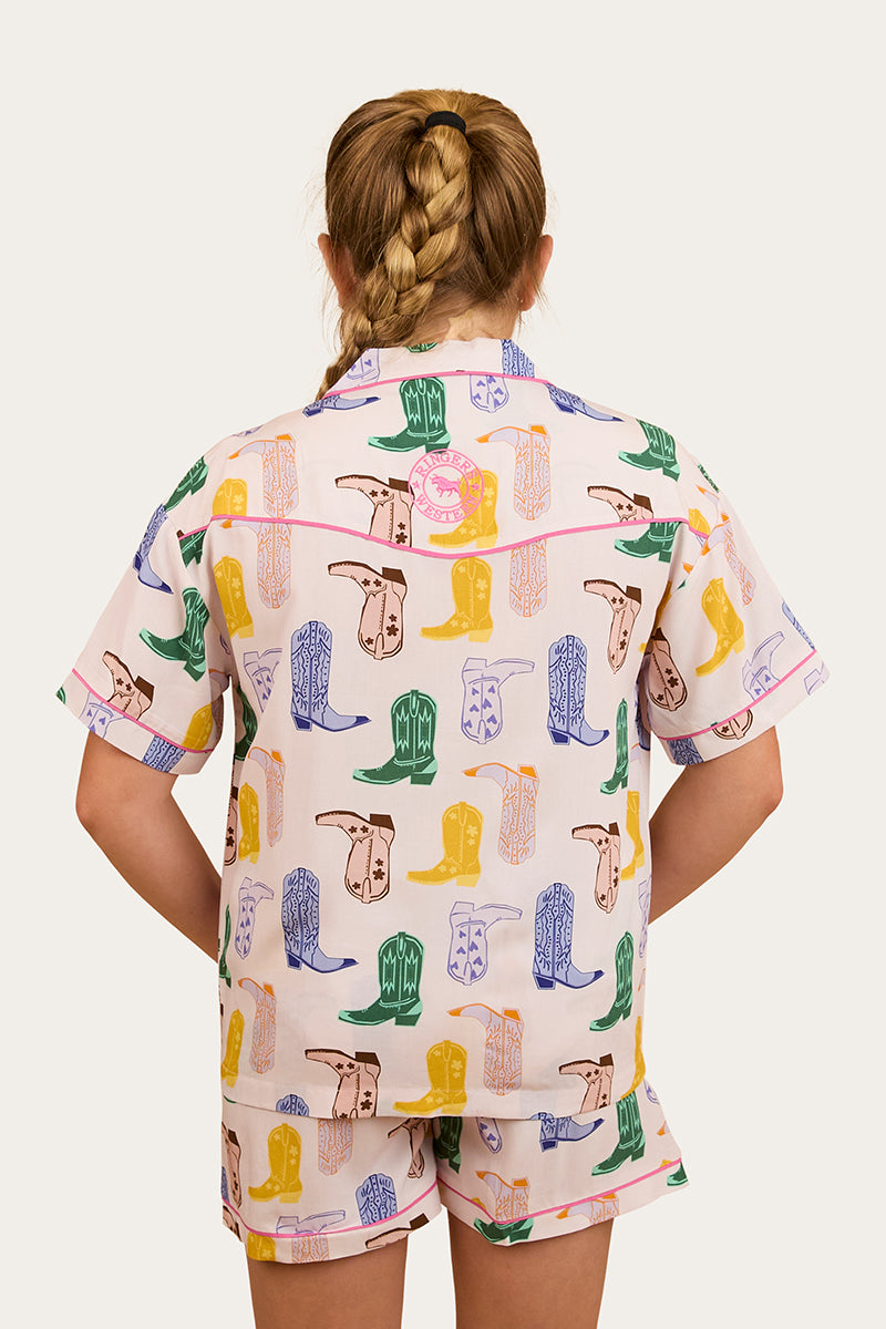 Bianca Kids Short Pyjama Set - Barely Pink